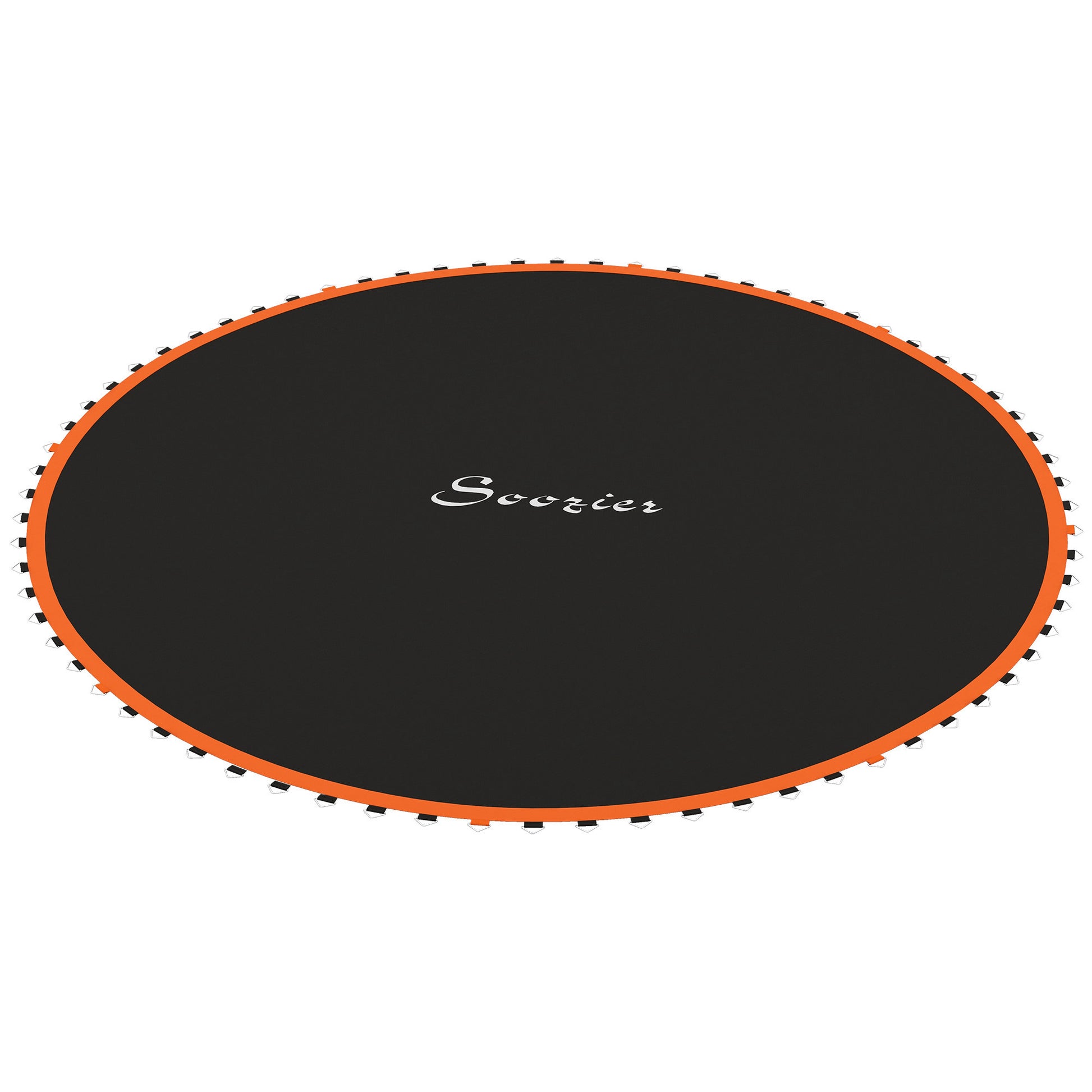 Soozier Trampoline Mat Replacement with Spring Pull Tool and 72 V-Hooks, Fits 12ft Trampoline, Using 5.5" Springs, Orang