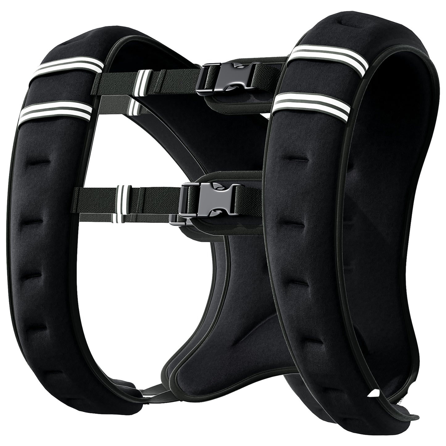 Soozier 11 lbs Weighted Vest, Weight Vest with adjustable Straps, Convenient Pocket and Reflective Strips, Fit for Men W