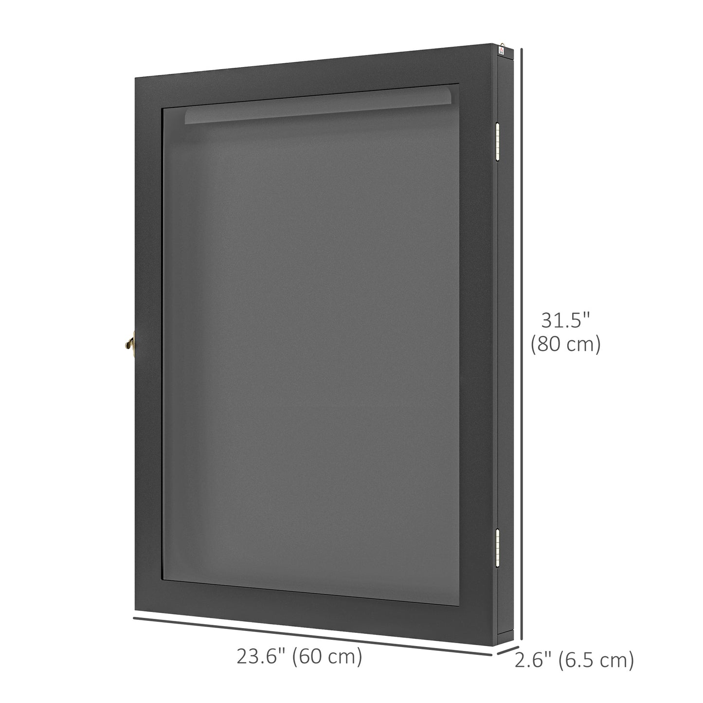 24" x 32" Hockey Jersey Frame, Jersey Shadow Box for Basketball Football Baseball, Black