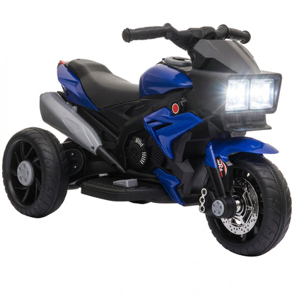 VarietyKart Kids Electric Pedal Motorcycle Ride-On Toy 6V Battery Powered w/ Music Horn Headlights Motorbike for Girls B