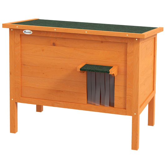 Outdoor Insulated Cat House with Asphalt Roof, Removable Floor, for Cats, Small Animals
