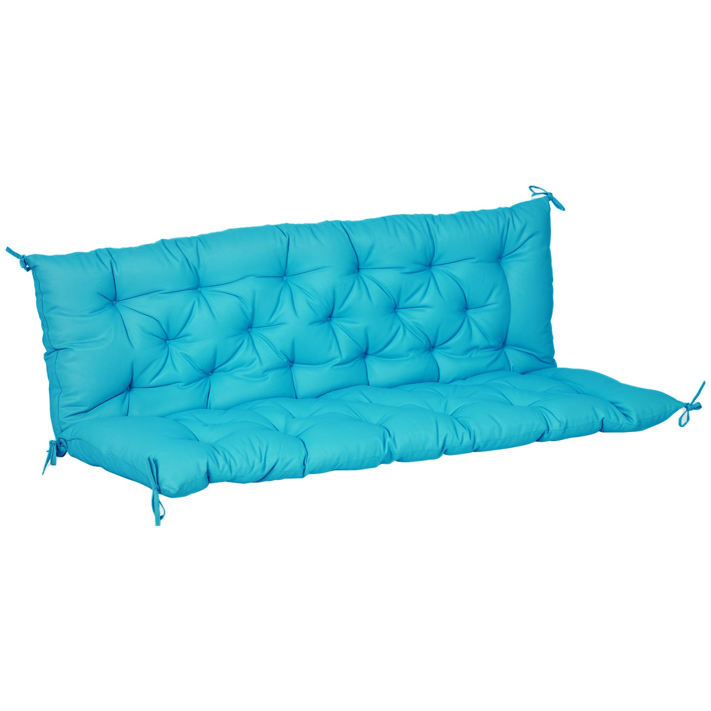 Porch Swing Cushion Garden Bench Cushion with Backrest, Non-Slip 3-Seater Soft Pad, Swing Chair Mat Replacement for Indo