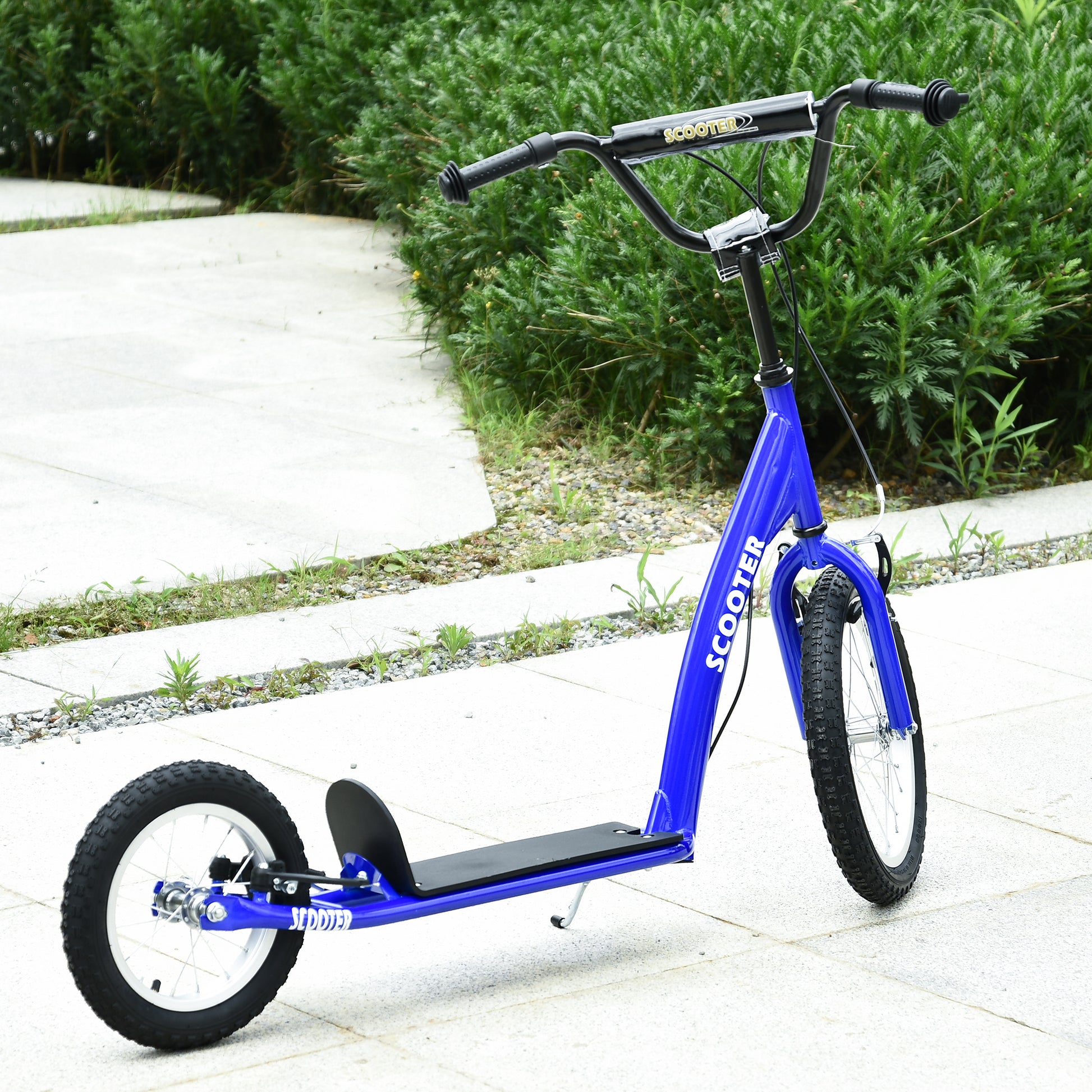 VarietyKart Kids Scooter with Adjustable Handlebar, Youth Kick Scooter with Dual Brakes, Inflatable Wheels, for Age 5+, 