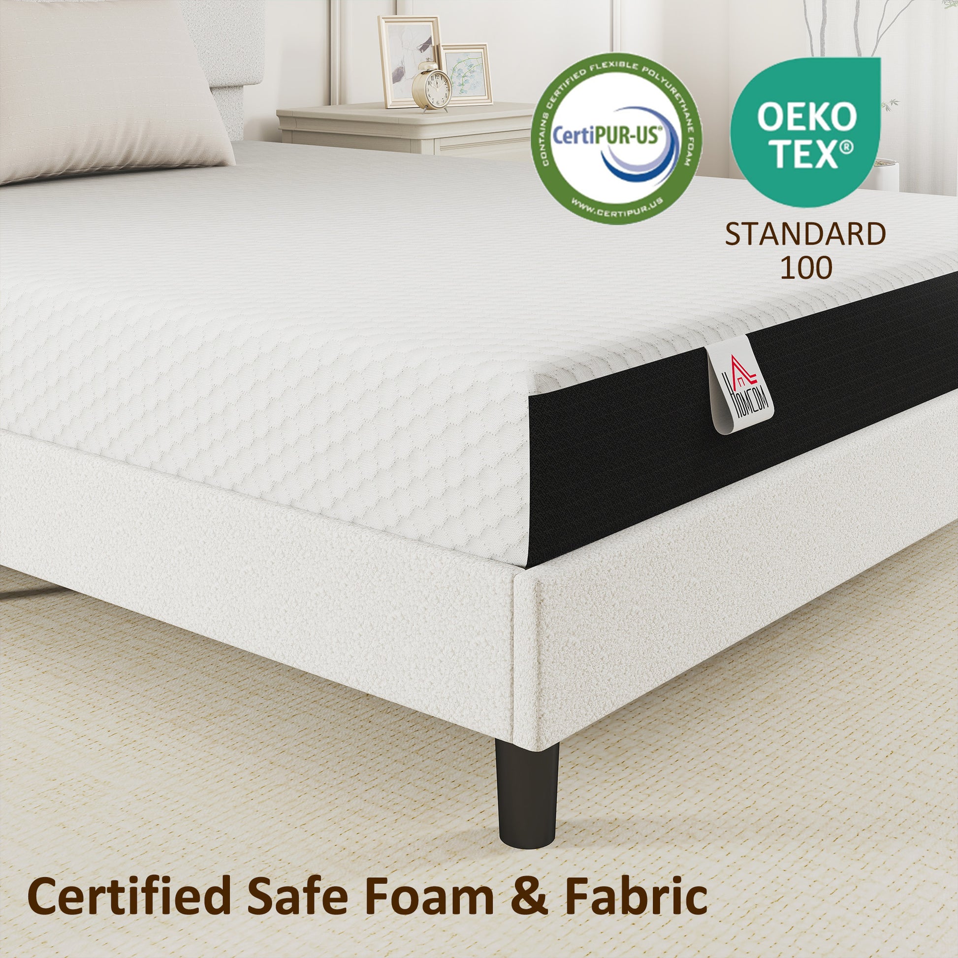 King Mattress 8 Inch Memory Foam Mattress in a Box, Pressure Relief & Lumbar Support, CertiPUR-US Certified, Medium Firm