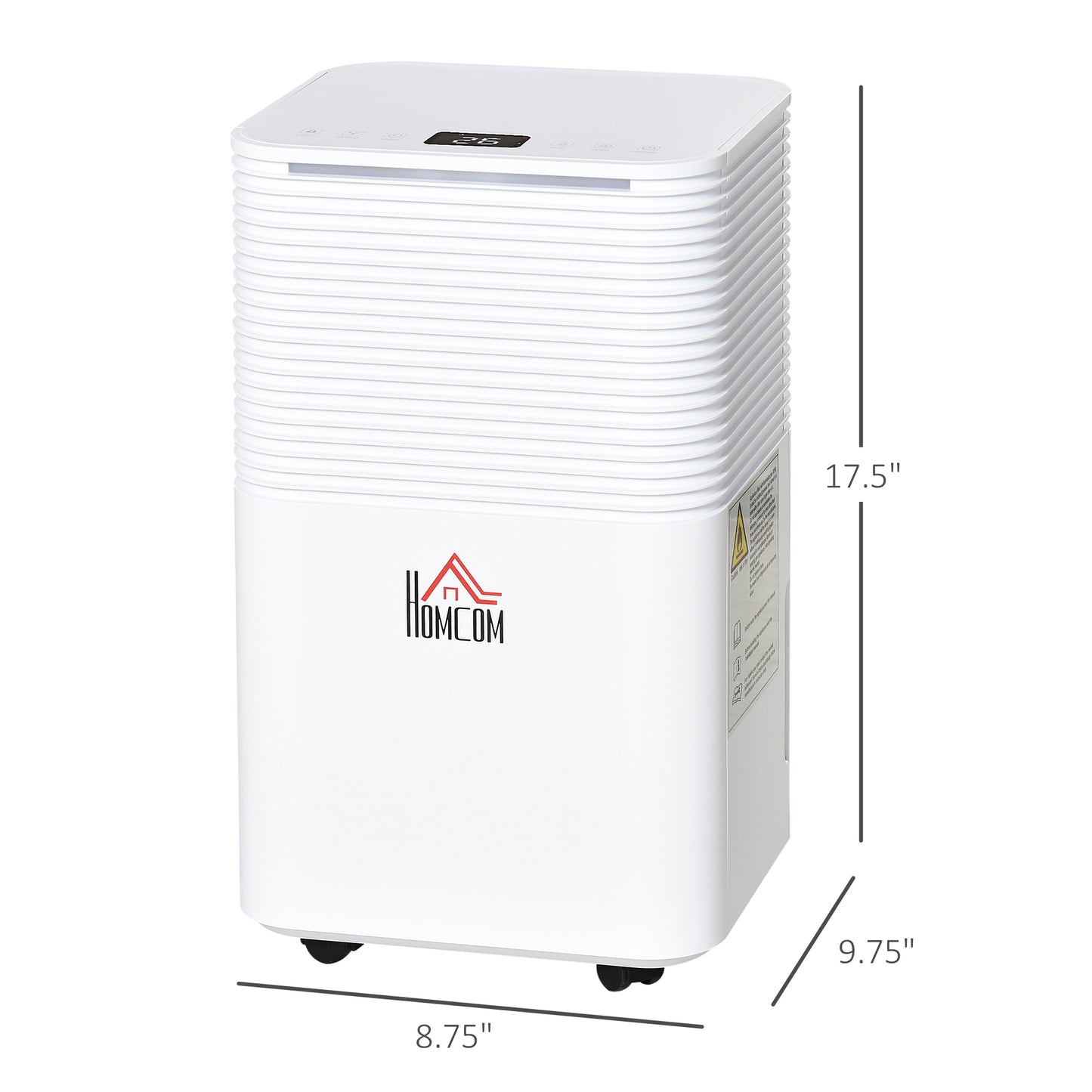 1260 sq.Ft Portable Quiet Dehumidifier for Home Laundry Room Bedroom Basement, 21pt Electric Moisture Air De-Humidifier 