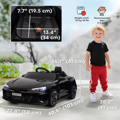 VarietyKart Ride-On Toy On Car with Remote Control, 12V 3.1 MPH Electric Ride for Kids w/ Suspension System, Horn Honkin
