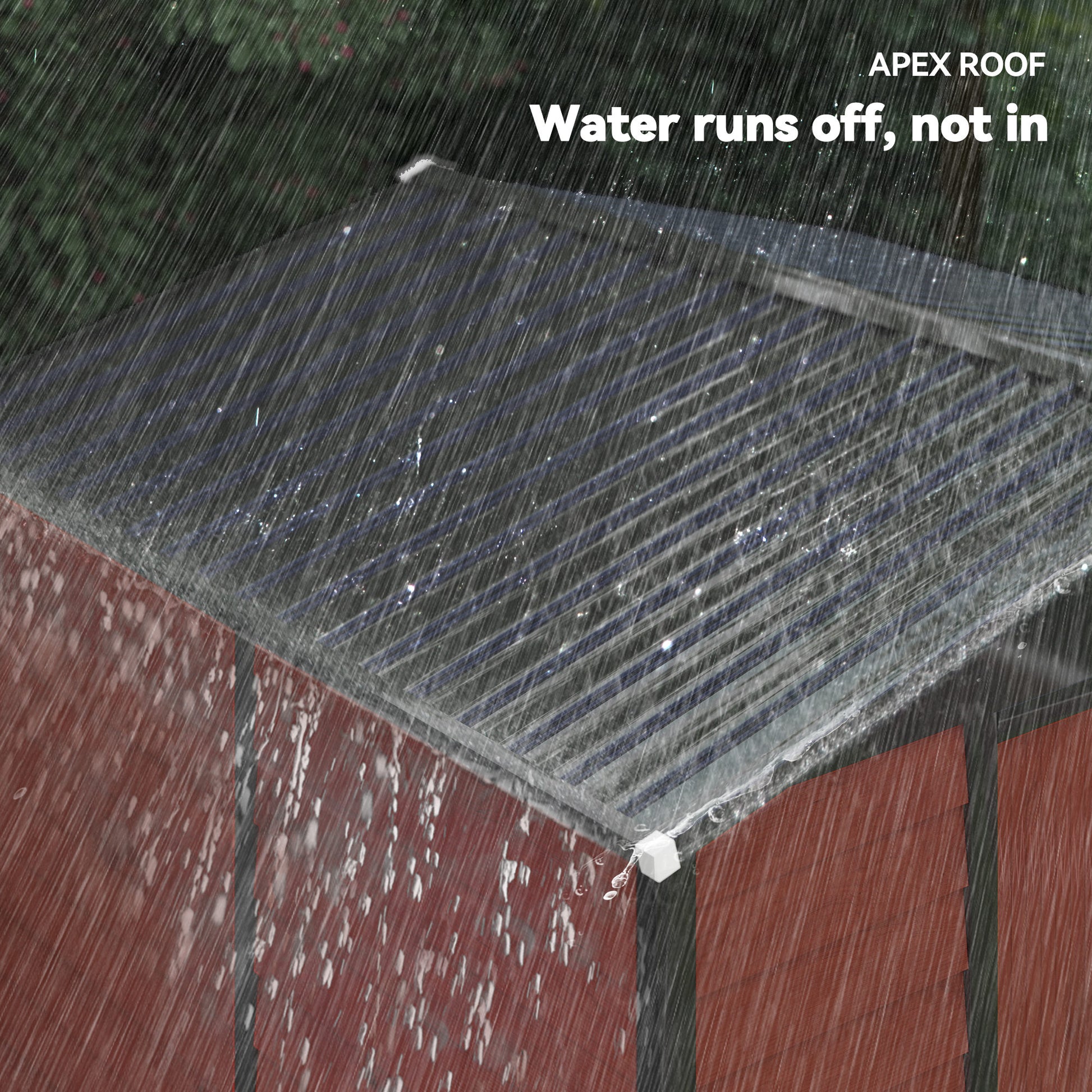 8' x 7' Outdoor Storage Shed, Galvanized Steel Metal Garden Shed with Lockable Doors, Floor Frame, Vents, Lock and Glove