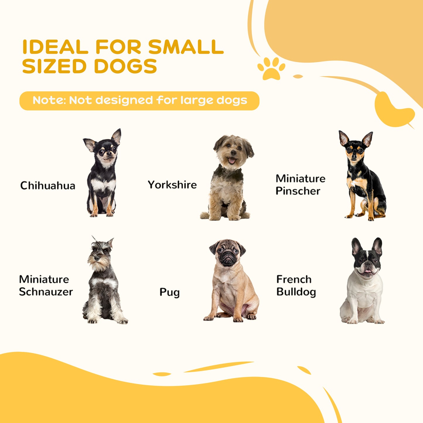 24"H Foldable Dog Gate, 3 Panels Freestanding Pet Gate Barriers Indoor with Support Feet, Puppy Fence for Small Dogs, Wh