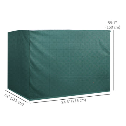 3-Seater Patio Swing Cover, Outdoor Garden Furniture Protection Hammock Glider Cover, Waterproof Dustproof Windproof, 85