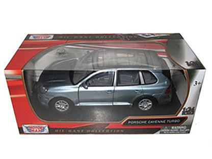 Porsche Cayenne Turbo Grey 1/24 Diecast Car Model by Motormax
