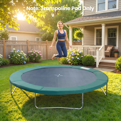 Soozier Trampoline Pad, 14FT Replacement Trampoline Safety Pad Mat Spring Cover, Water-Resistant, UV-Resistant, Tear-Res