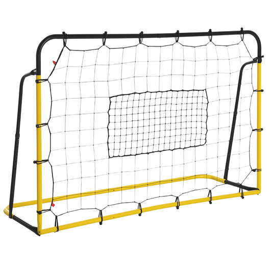 Soozier 6' x 4' Soccer Rebounder, Soccer Goal with 5 Angle Adjustable