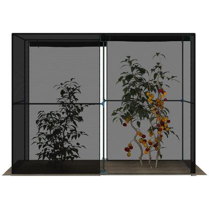94.5''x47.25''x 72.75'' Heavy Duty Outdoor Greenhouse W/ Frame Garden Planting Warm House With Roll-Up Zipper Doors for 