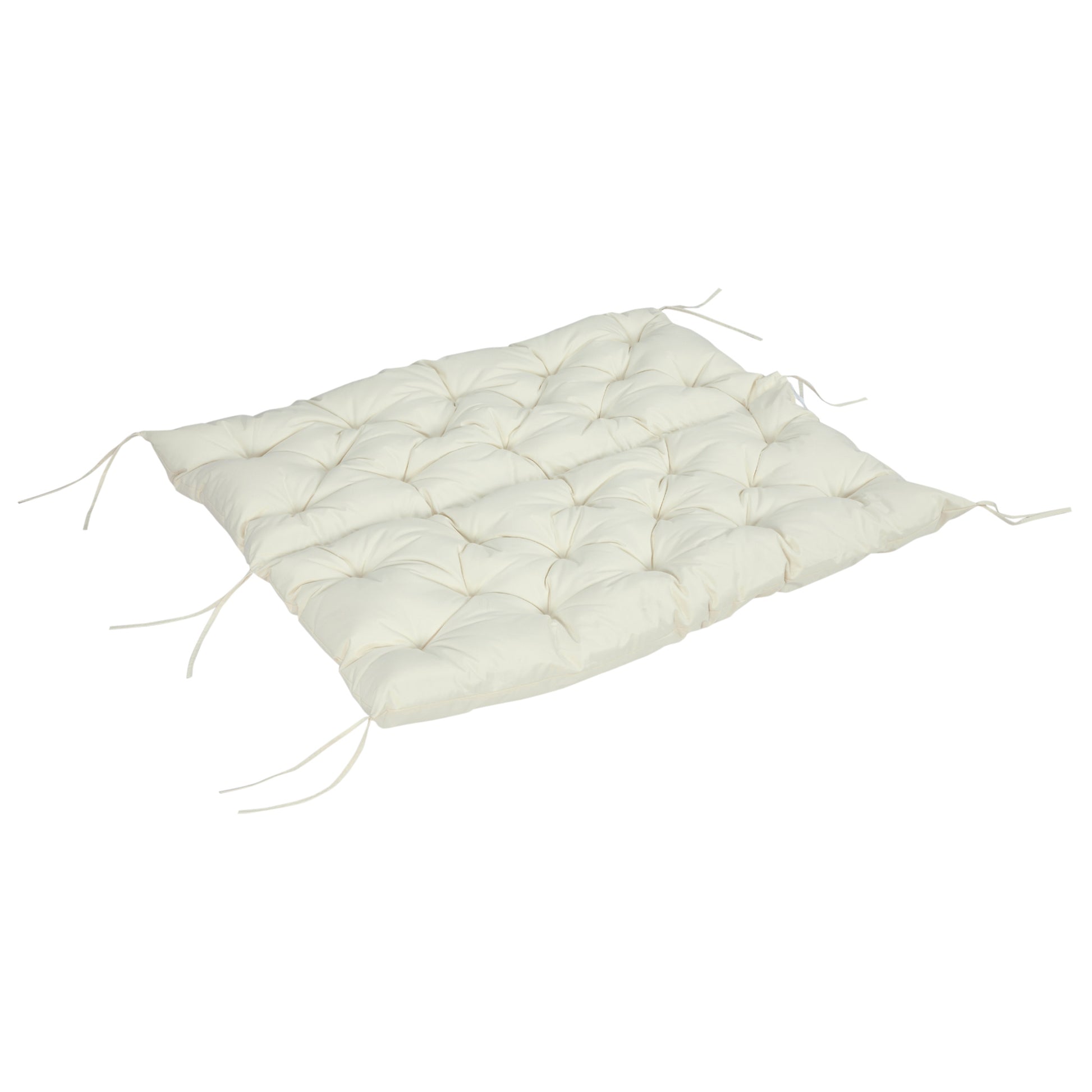 2 Seater Garden Bench Cushion, Soft Thick Outdoor Non-Slip 2 Seater Soft Pad With Backrest for Garden Patio, 52" x 43" x