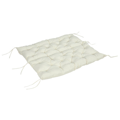 2 Seater Garden Bench Cushion, Soft Thick Outdoor Non-Slip 2 Seater Soft Pad With Backrest for Garden Patio, 52" x 43" x