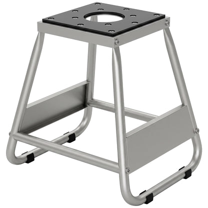 Universal Dirt Bike Stand, 1100 lbs Detachable Anti-Skid Steel Motorcycle Stand with Rubber Platform, Hole, Grey