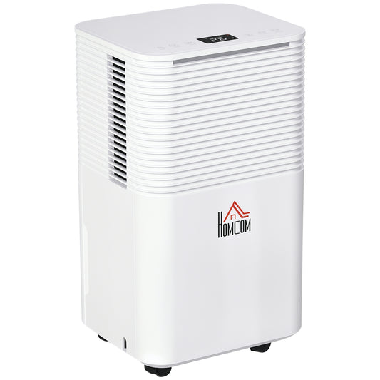 1500 sq.Ft Portable Quiet Dehumidifier for Home Laundry Room Bedroom Basement, 25pt Electric Moisture Air De-Humidifier 