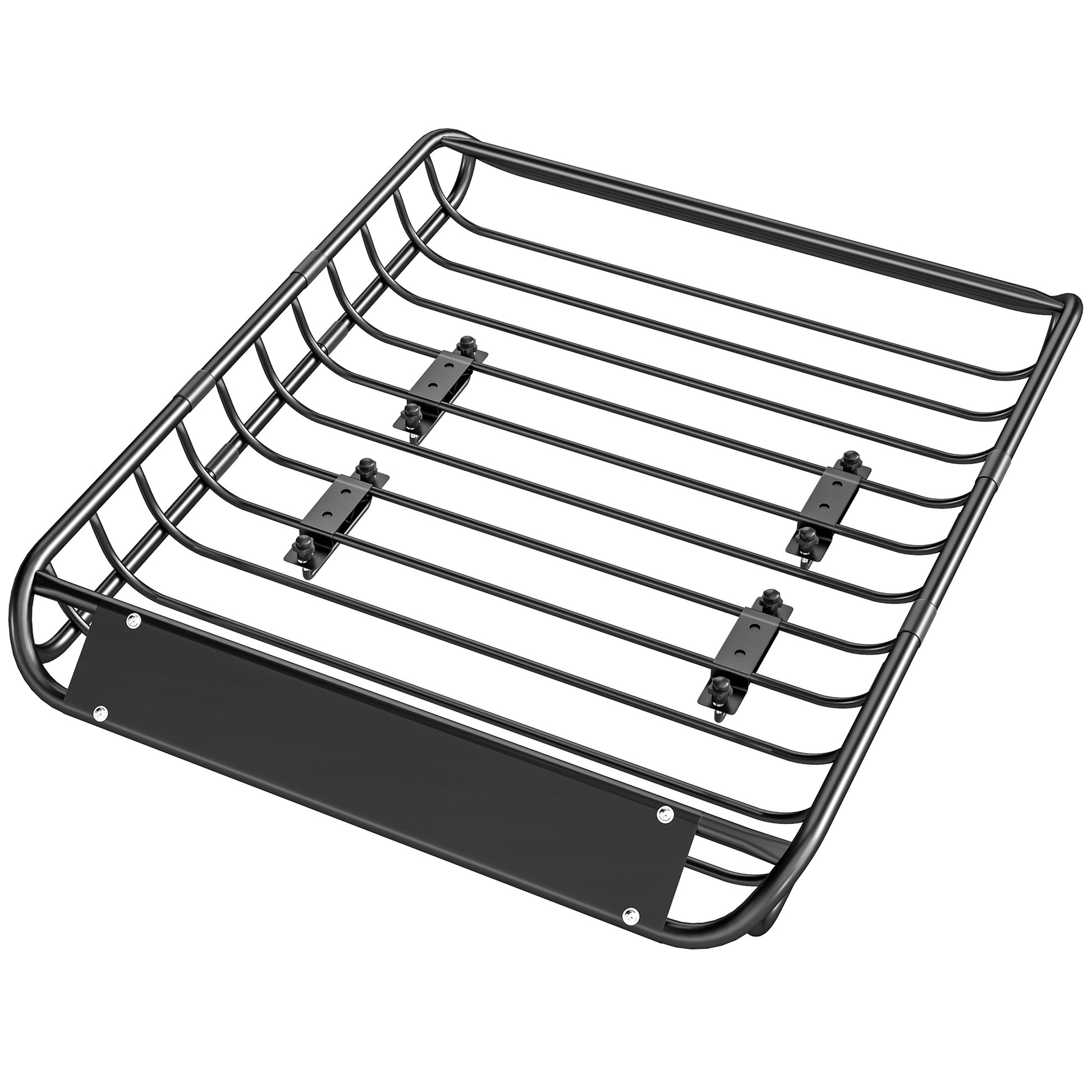 Soozier Roof Rack Cargo Carrier Basket, 150LBS Heavy Duty Roof Basket, 46" x 36" x 4.5" Rooftop Cargo Carrier for SUV, T