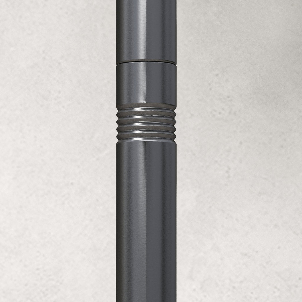 2 Pack of 10' String Light Poles, Steel Hanging Lighting Stand for Patio, Backyard, Deck, Wedding, Party, Black