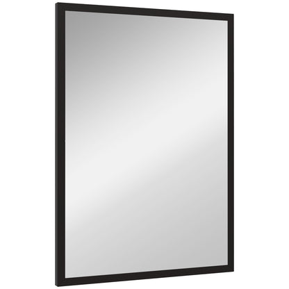 20" x 28" Bathroom Mirror for Wall, Rectangular Mirror for Living Room, Bedroom, Entryway, Black