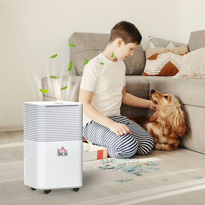 1260 sq.Ft Portable Quiet Dehumidifier for Home Laundry Room Bedroom Basement, 21pt Electric Moisture Air De-Humidifier 