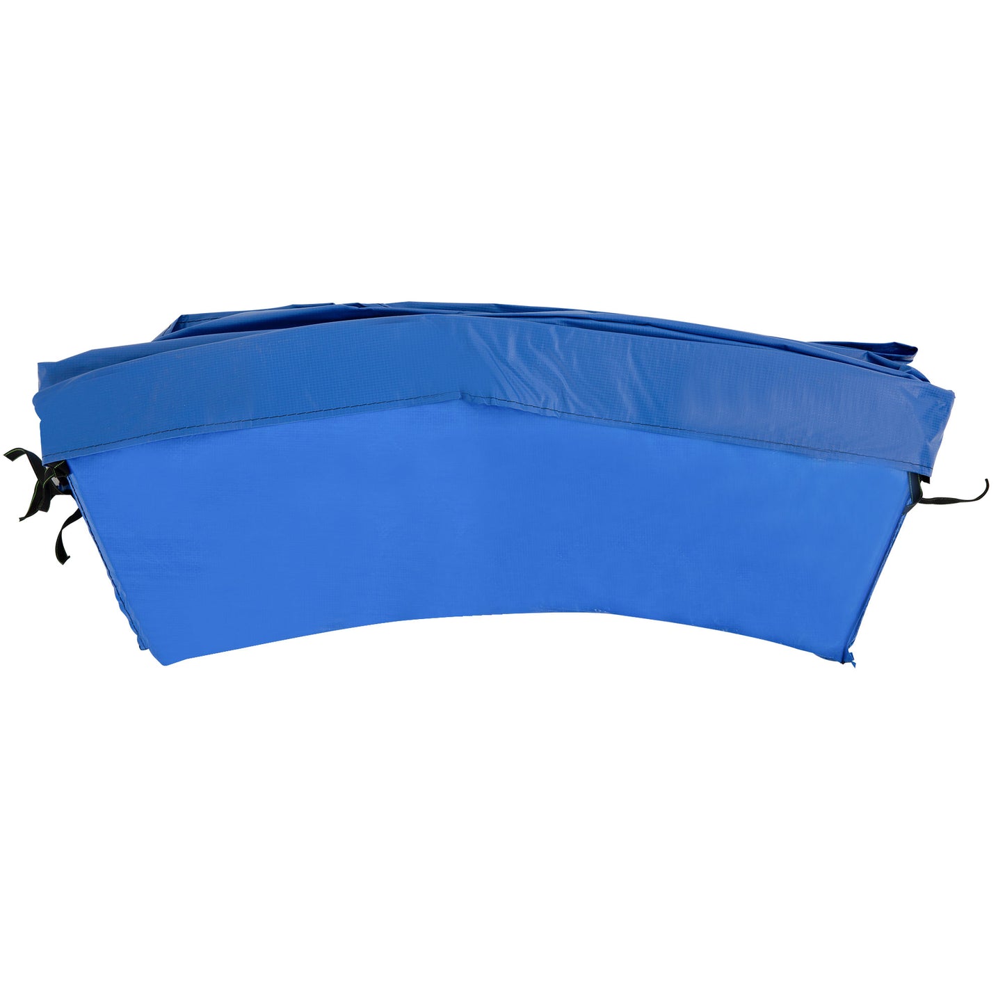 ⌀8ft Trampoline Pad ⌀96" Spring Safety Replacement Gym Bounce Jump Cover EPE Foam, No Holes for Pole, Blue