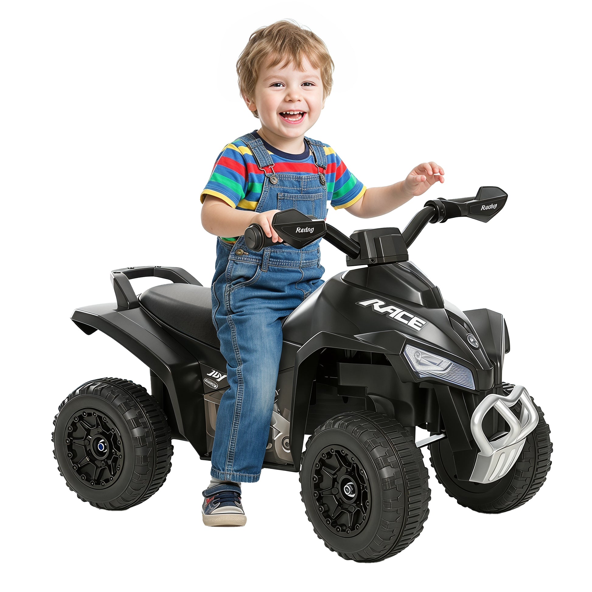 VarietyKart No Power Baby Ride on Toy for Toddler, Kids Ride on Car Foot to Floor Sliding 4 Wheels  with Music, Lighteni