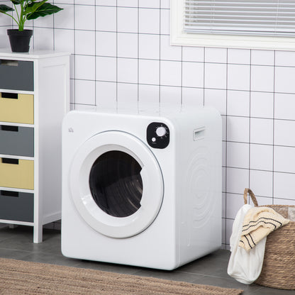 Compact Laundry Dryer Machine, 1300W, 3.22 Cu. Ft. Electric Portable Clothes Dryer with 7 Drying Modes for Apartment or 