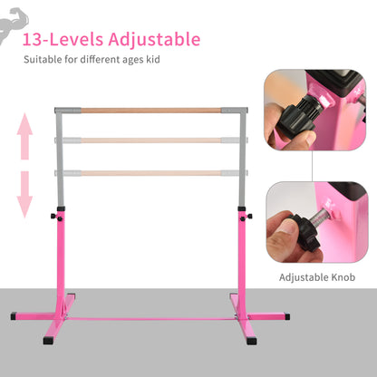Qaba Kids Seesaw Safe Teeter Totter 2 Seats with Easy-Grip Handles Indoor Outdoor Living Room Playroom Backyard Equipment, for 12-48 Months, Multicolor