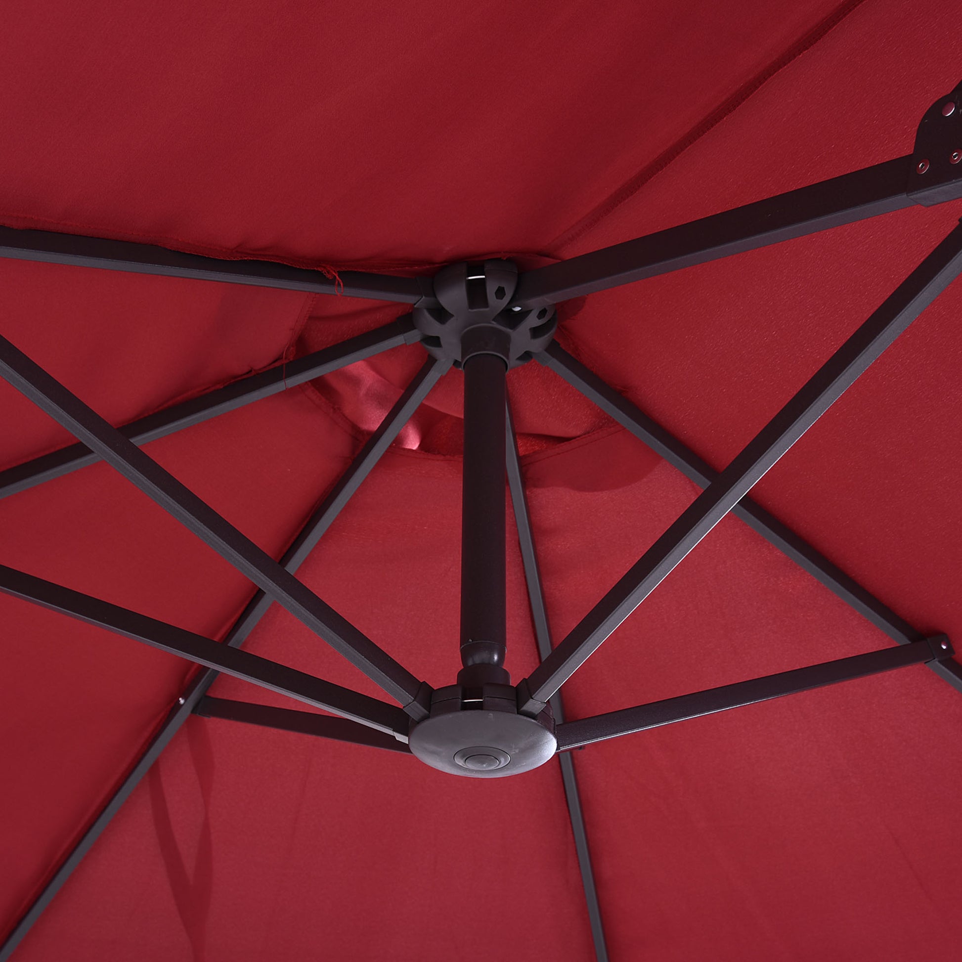 15ft Double-sided Patio Umbrella with Twin Canopy, Extra Large Outdoor Parasol with Crank for Pool, Deck, Market, Wine R