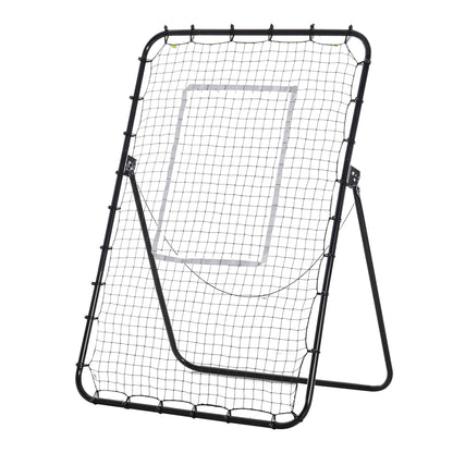 Soozier Volleyball Rebounder Net, Angles Adjustable Soccer Rebounder, Lacrosse Baseball Volleyball Training Equipment Ai