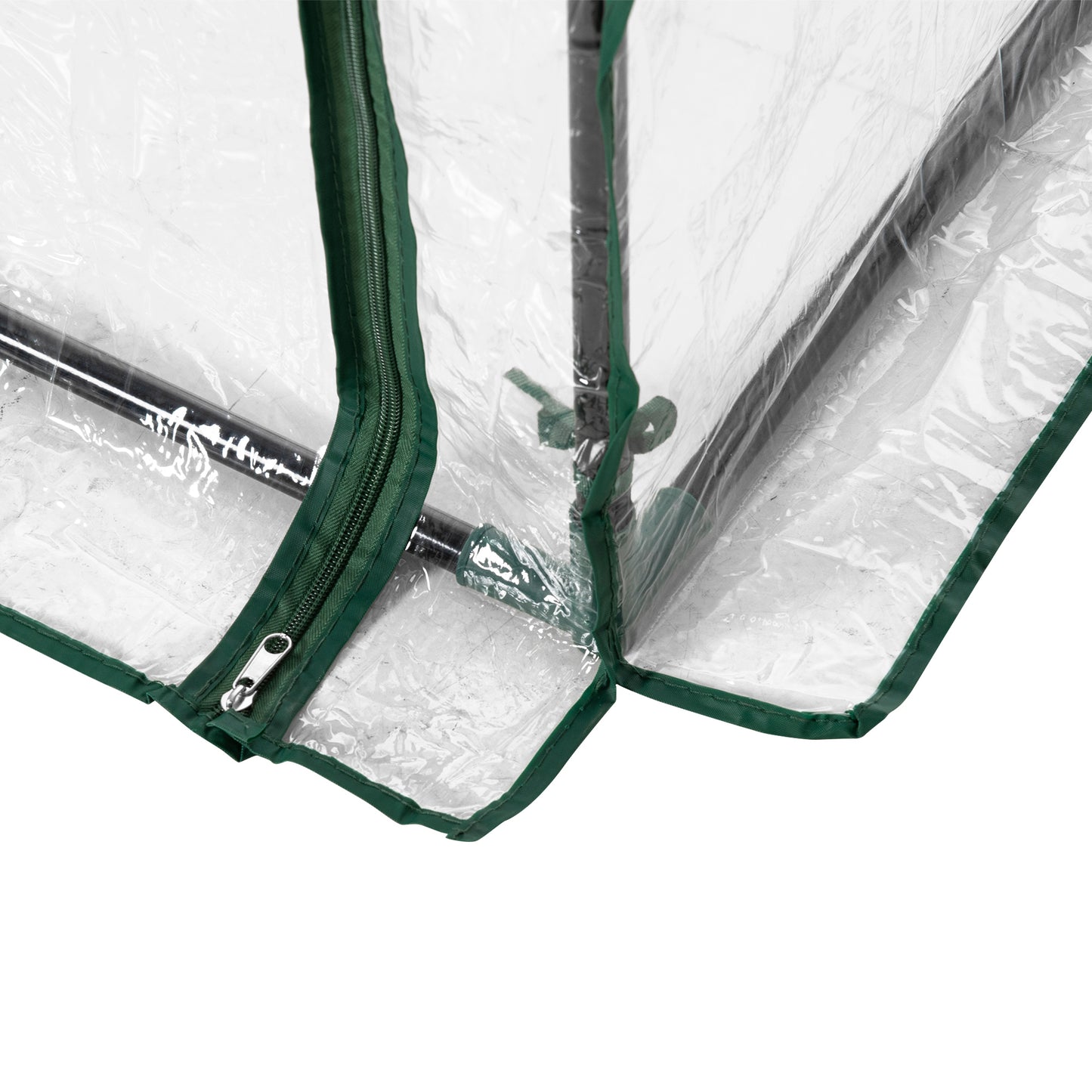 40"L x 20"W x 59"H Walk-in Garden Greenhouse with Steel Frame Outdoor Hot House Tomato Plant Warm House w/ Roll up Door,