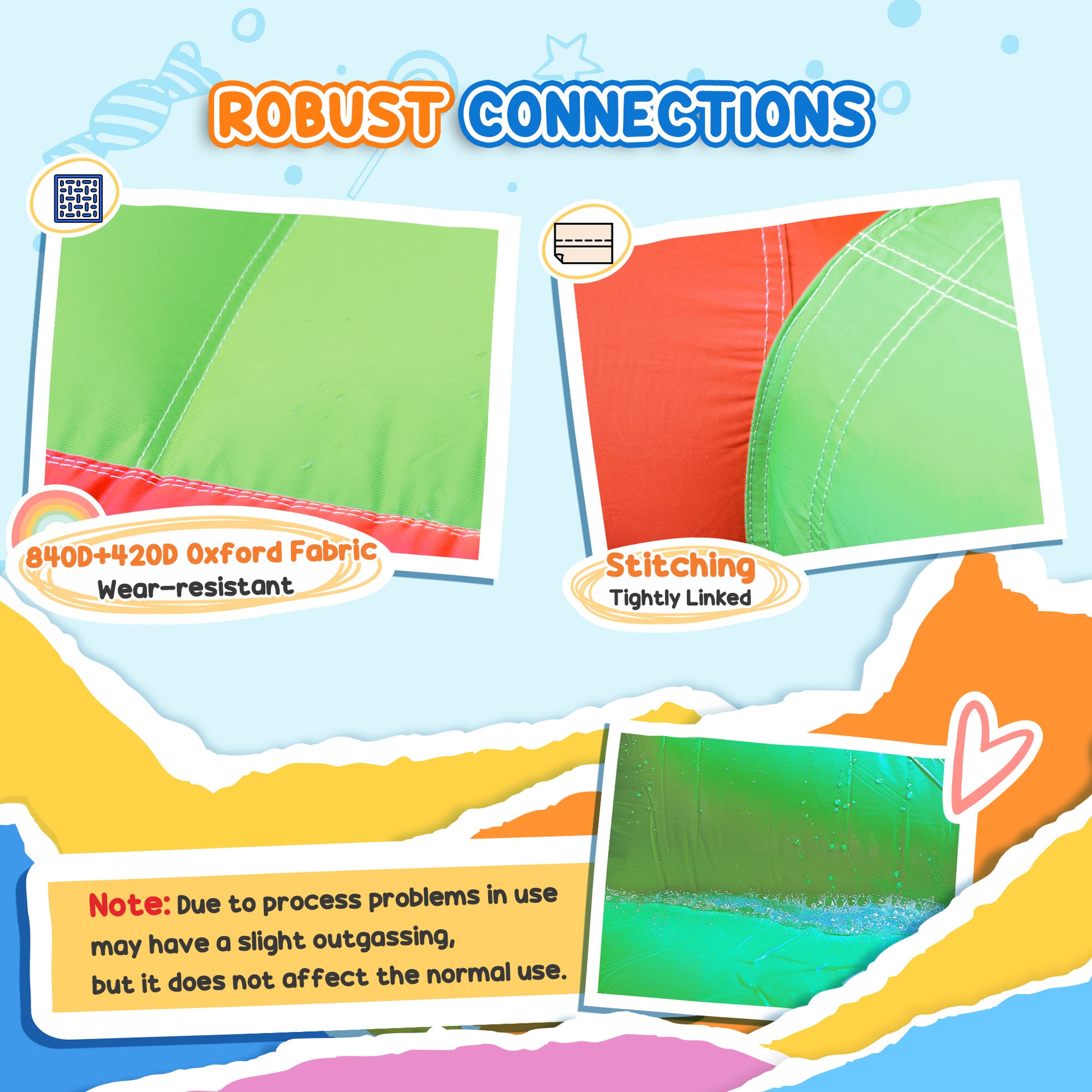 Qaba 9.2 x 9.5FT Bounce House, 4 in 1 Inflatable Bouncy Castle for Kids With Trampoline, Slide, Water Pool, Basket, Blow