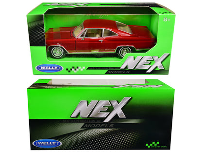 1965 Chevrolet Impala SS 396 Red Metallic "NEX Models" 1/24 Diecast Model Car by Welly
