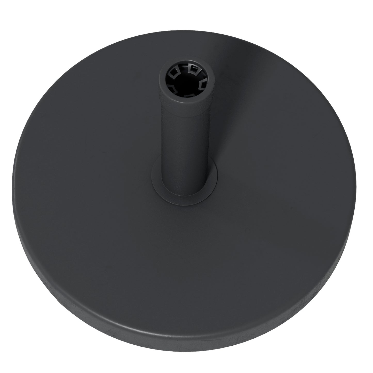 33 lbs Concrete Parasol Base, Heavy Duty Patio Umbrella Stand, 18.3" Round Garden Parasol Holder, Black