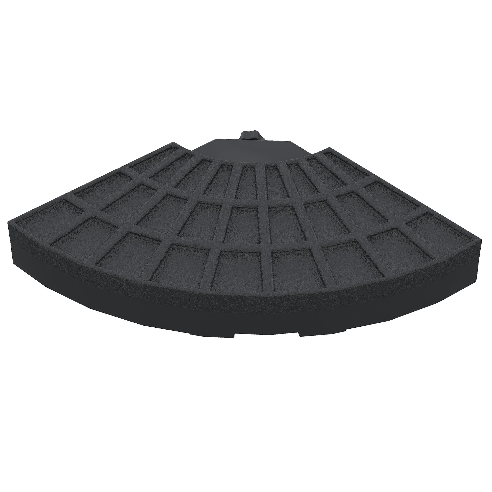 Set of 4 Umbrella Base Weights Outdoor Parasol Holder for Cross Base Portable