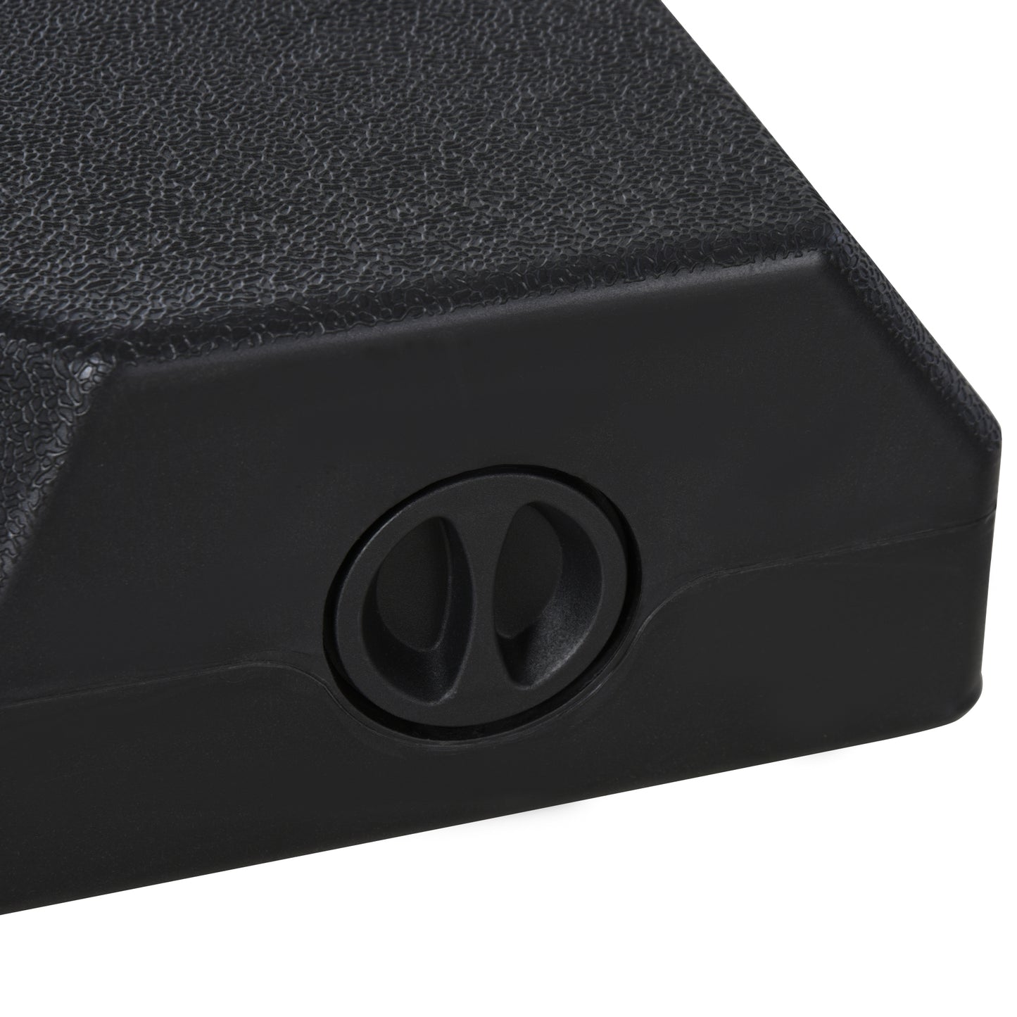 Umbrella Stand Fitting 2" Poles and Steel Base with 4 Fillable Plastic Weights, 158lbs Sand or 132lbs Water Filled, Blac