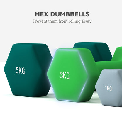 Soozier 40 LBS Hex Dumbbell Set with Vertical Rack, Adjustable Dumbbells, Hand Weights for Home Gym Strength Training, G