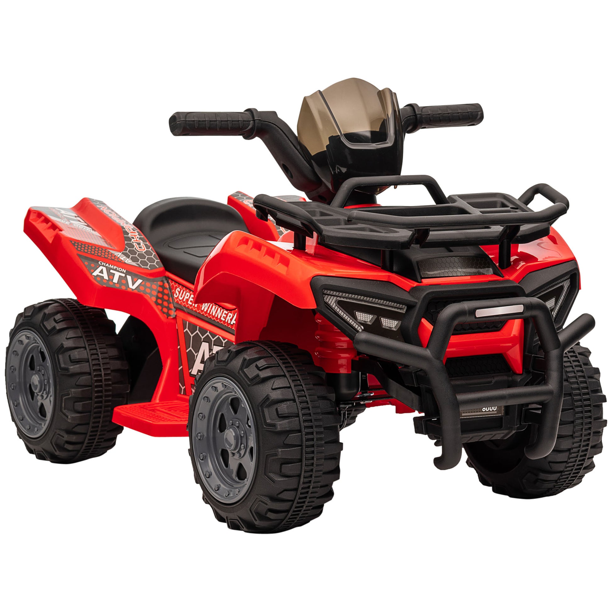 VarietyKart 6V Kids ATV Quad, 4 Wheeler Battery Powered Electric Ride on Car with Music, Forward, for Boys and Girls Age