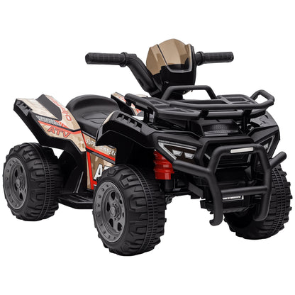 VarietyKart Kids Ride-on ATV Quad Bike Four Wheeler Car with Music, 6V Battery Powered Motorcycle for 18-36 Months, Blac
